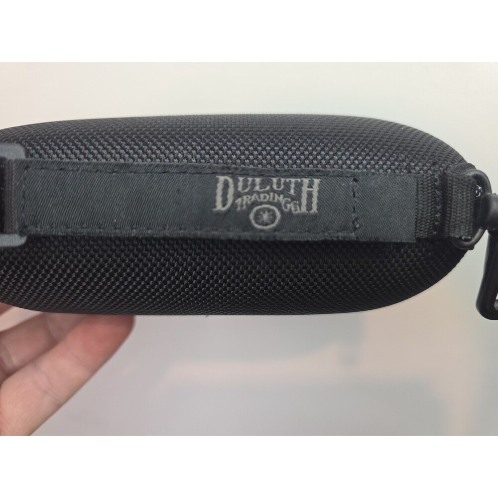 Duluth Pack Black Zippered Hard Case for Eyeglasses & Sunglasses